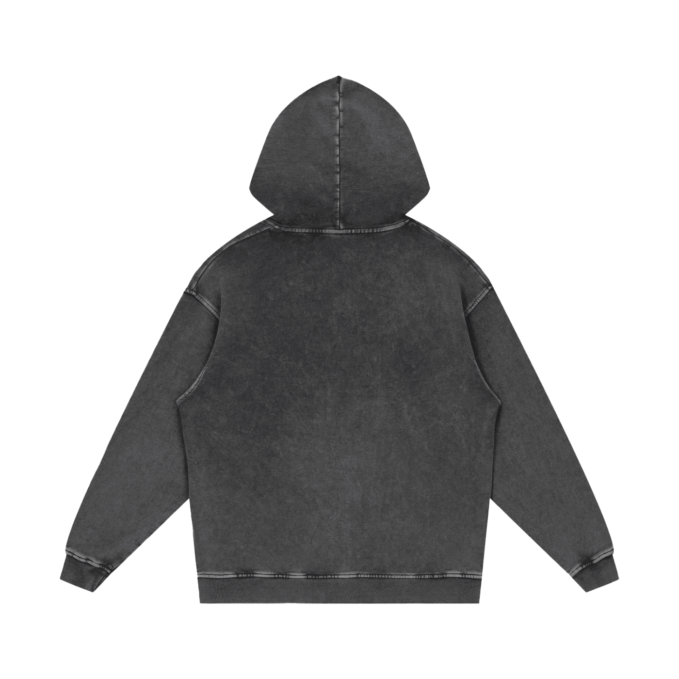 Clarted Oversize Hoodie (Black/Purple/Grey)